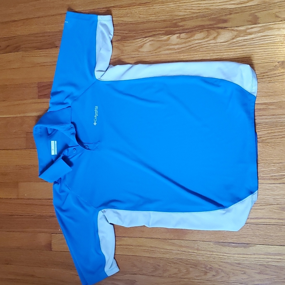 Blue Medium Columbia Polo